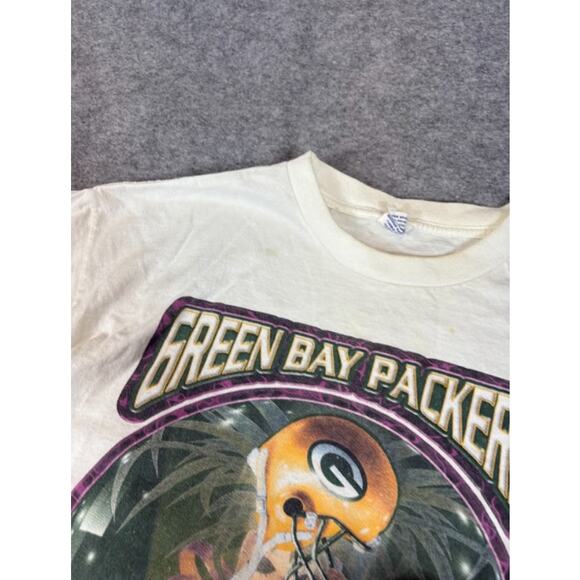 Vintage 90s Green Bay Packers Super Bowl XXXI Champion T-Shirt Mens L Sportswear - Picture 4 of 8